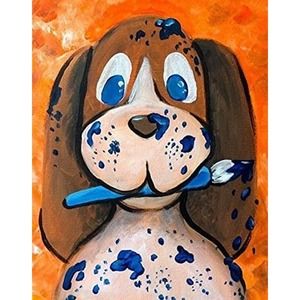 5D Pencil Dog Diamond Painting Kit, DIY